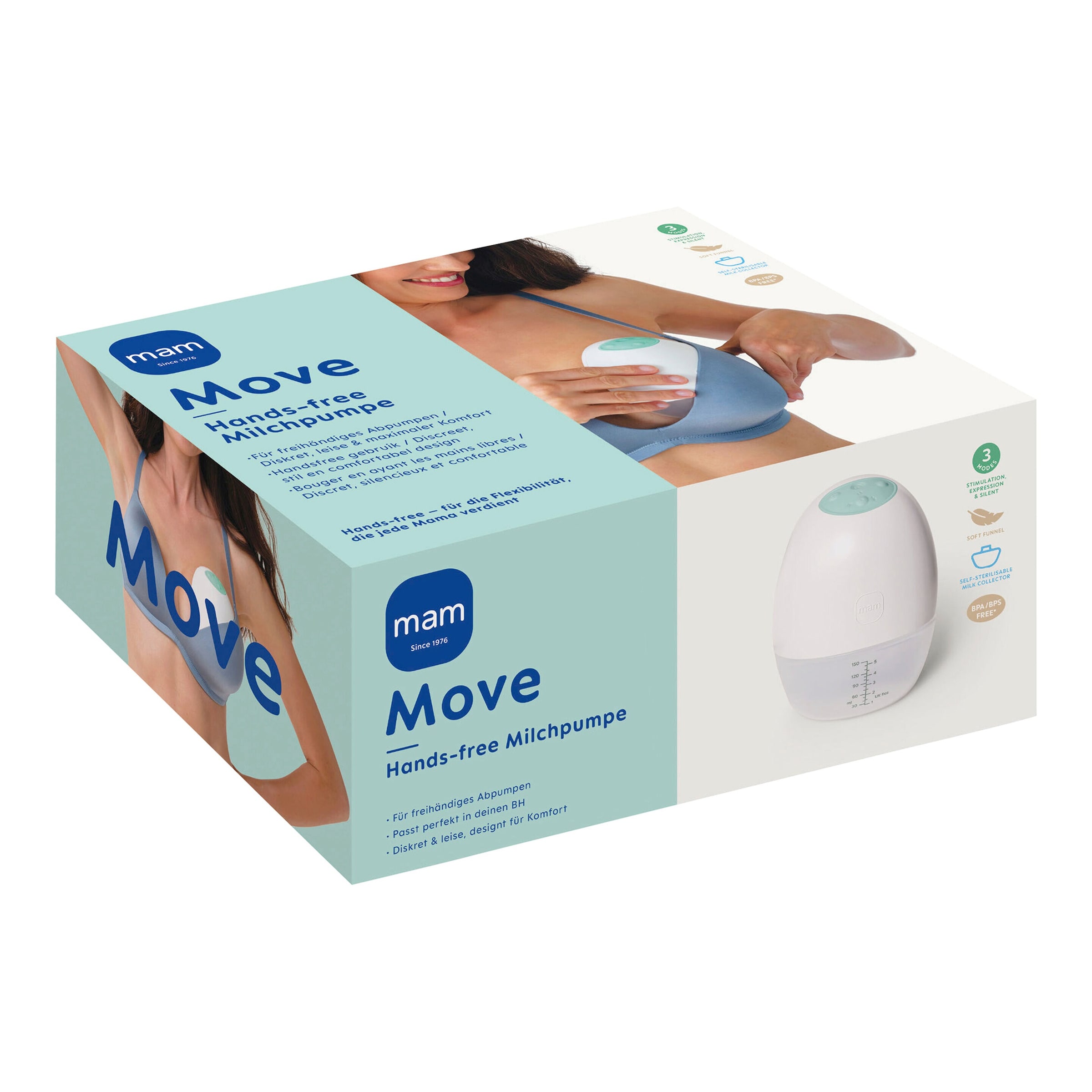 Mam Elektrische Milchpumpe Move Hands-free