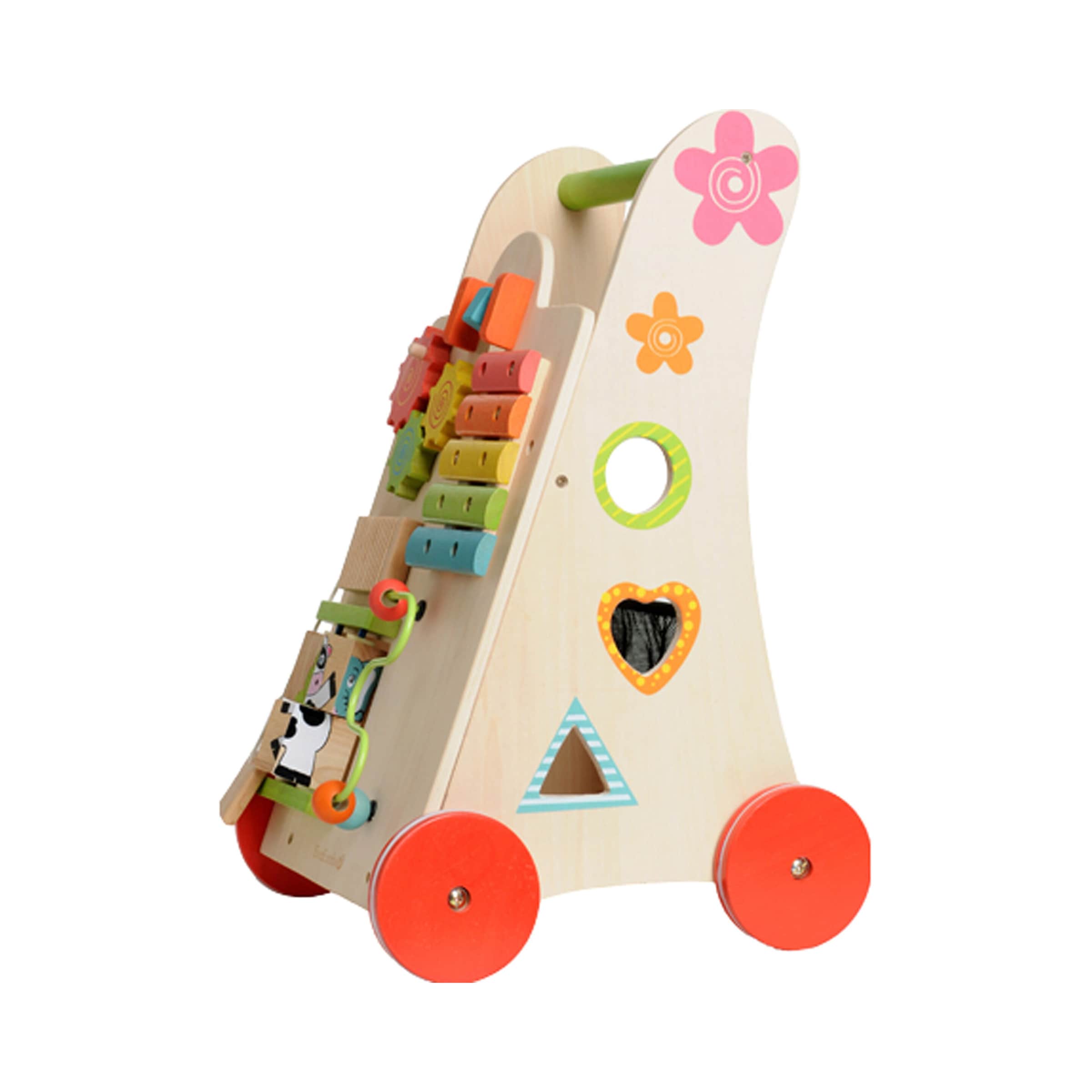 Everearth Lauflernwagen Spielzeug 2-in-1 aus Holz