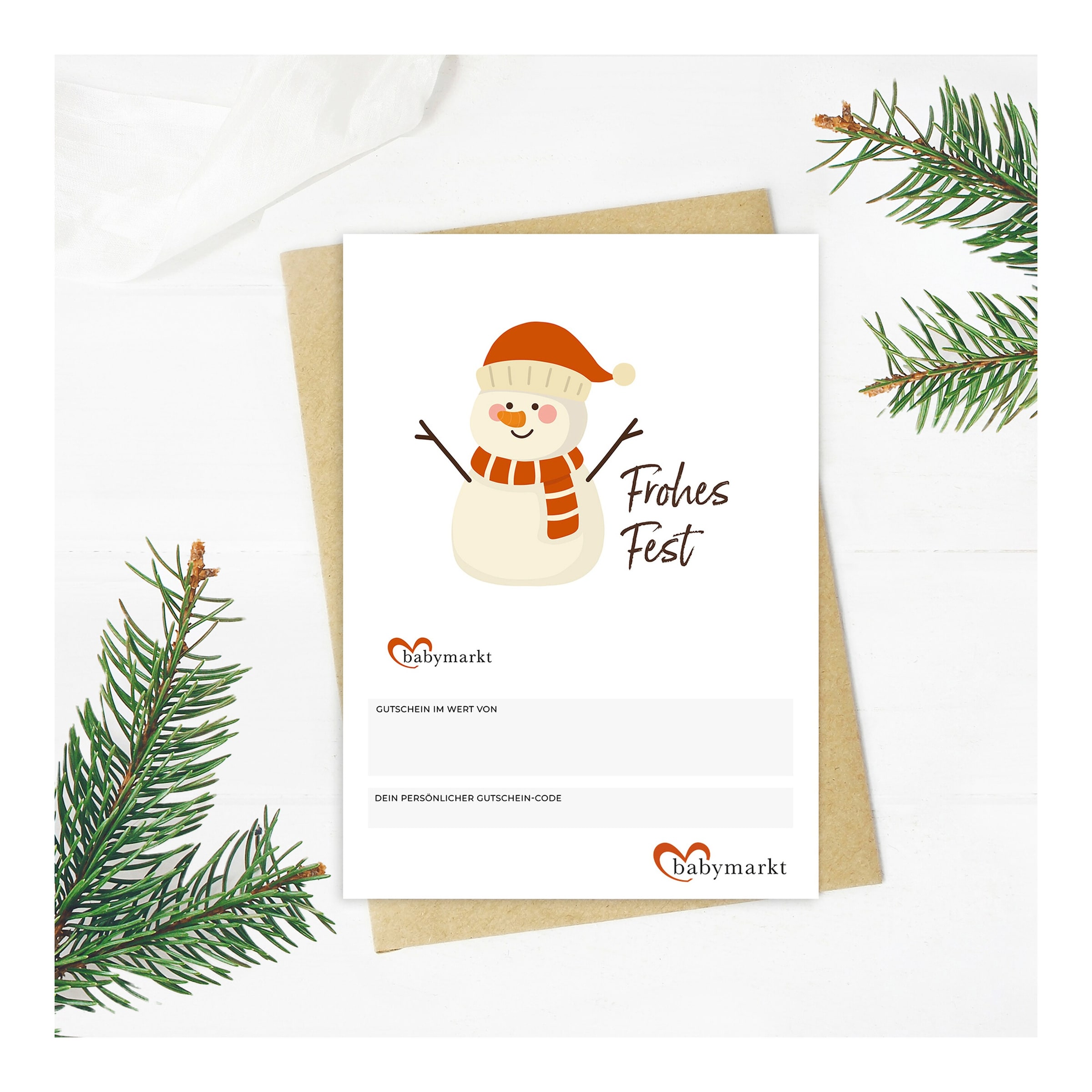 Geschenkgutschein Frohes Fest