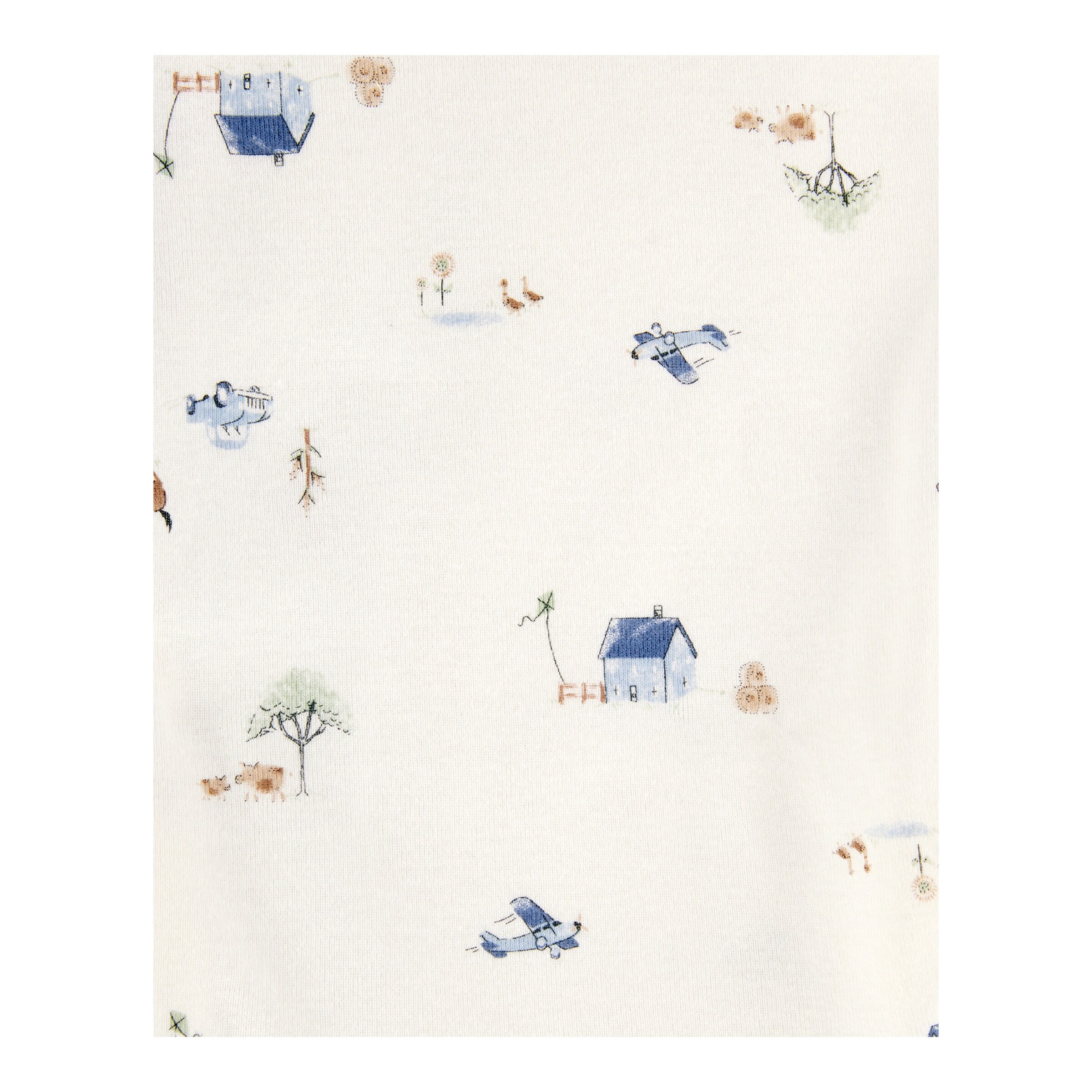 Carter's 4er-Pack Bodys langarm Farm Ringel