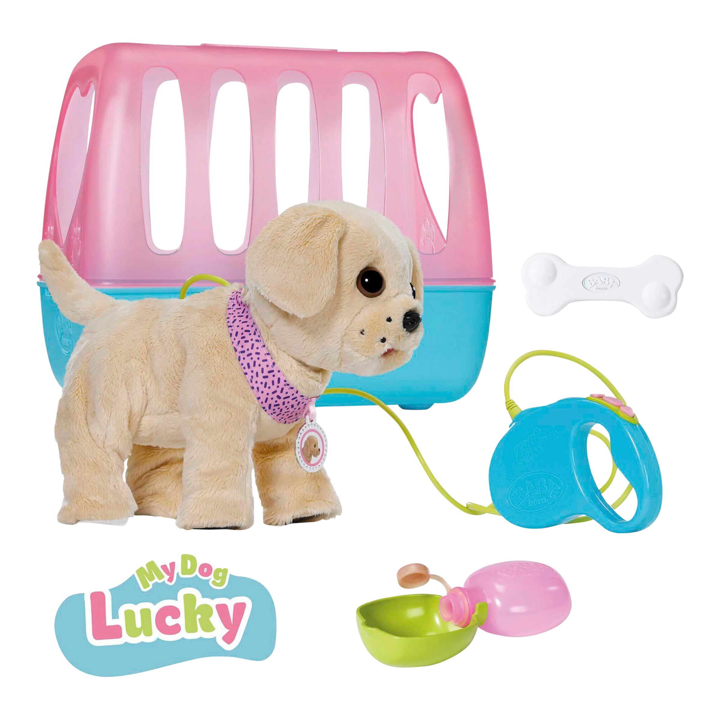 Zapf Creation Baby Born Mein Hund Lucky mit Box