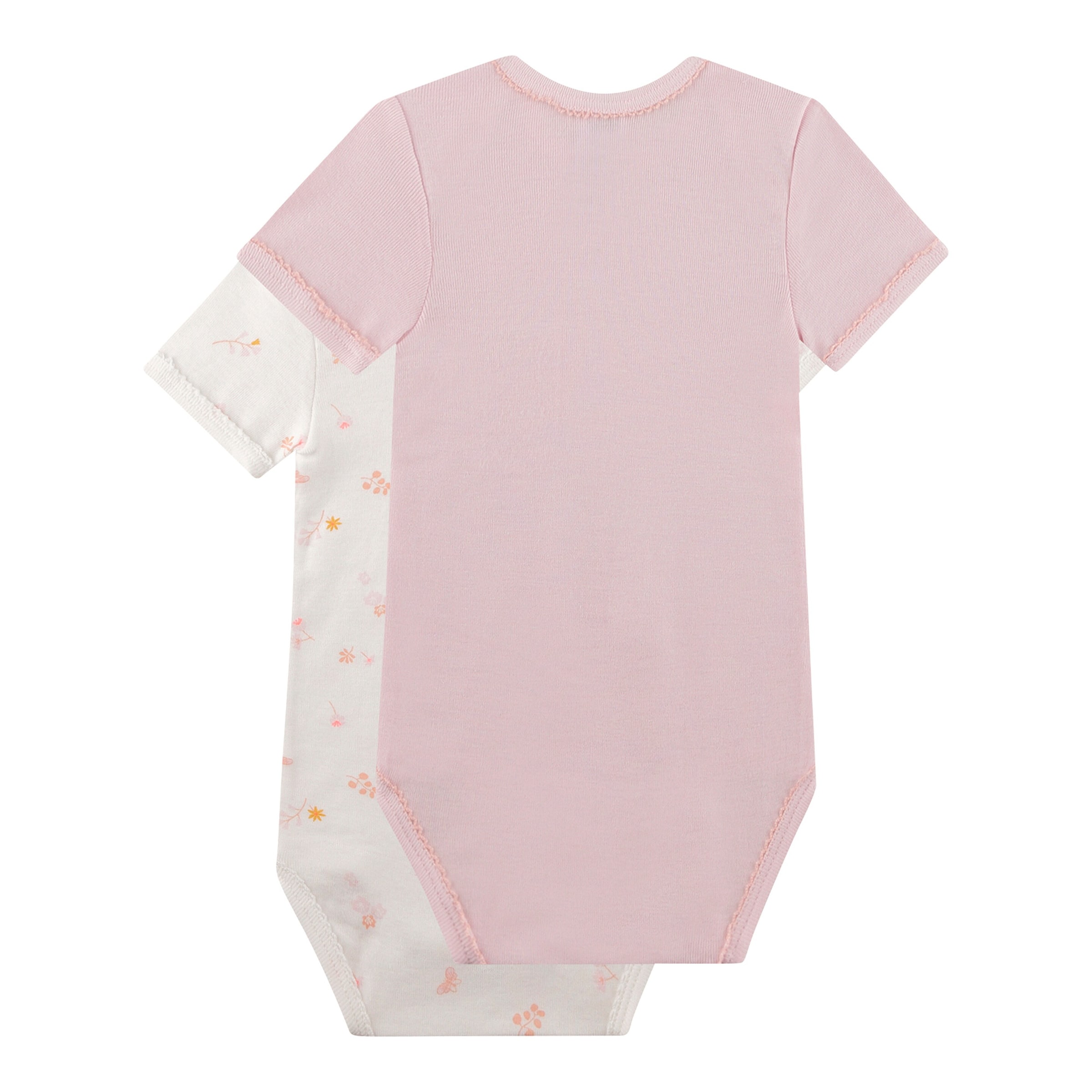 Sanetta 2er-Pack Bodys kurzarm Blumen