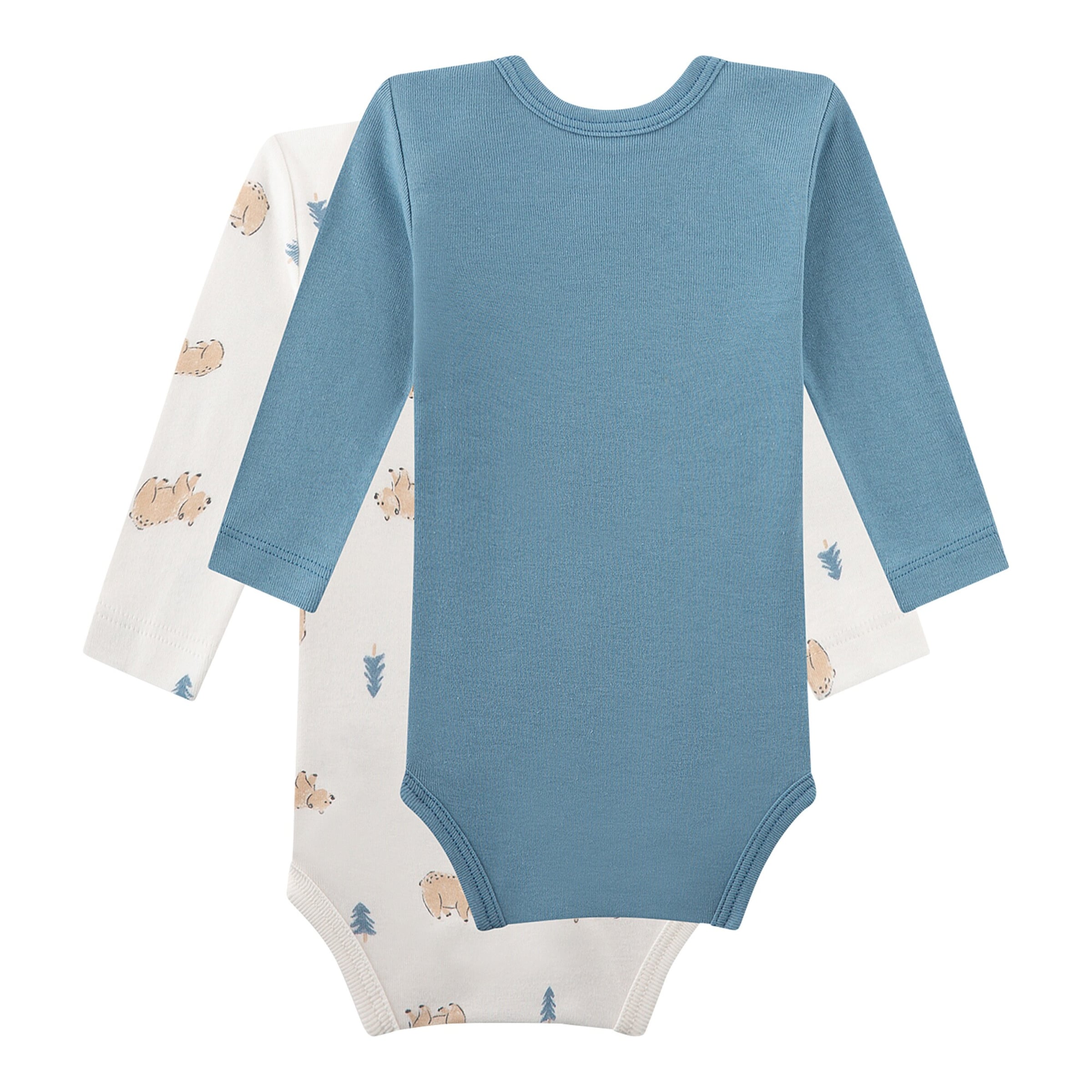 Sanetta 2er-Pack Bodys langarm Bären
