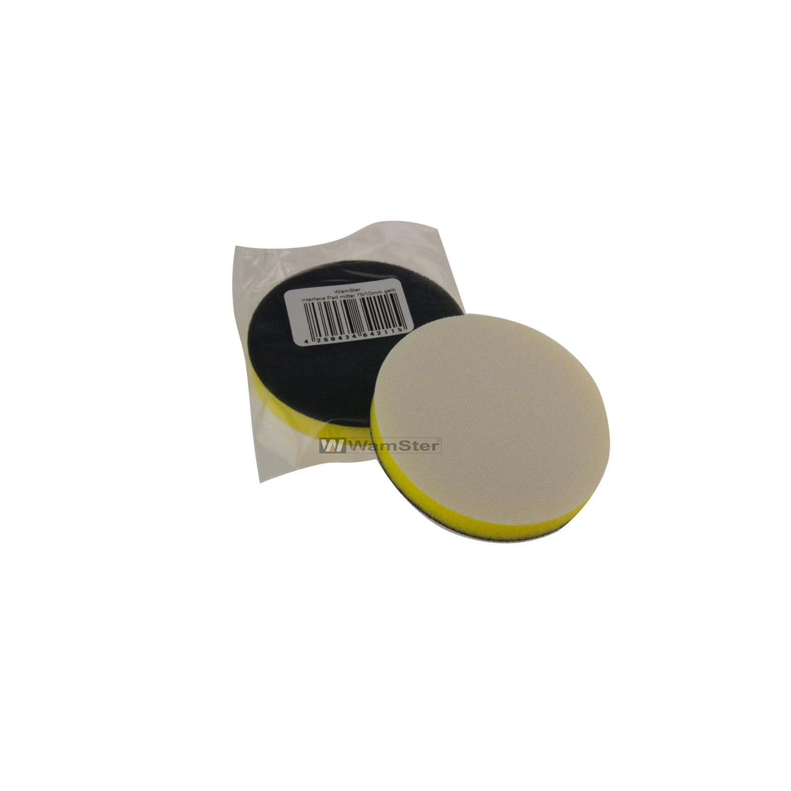 WamSter Interface-Pad zwischenteller mit Mirco-Klettverschluss 75mm 10mm ungelocht hart