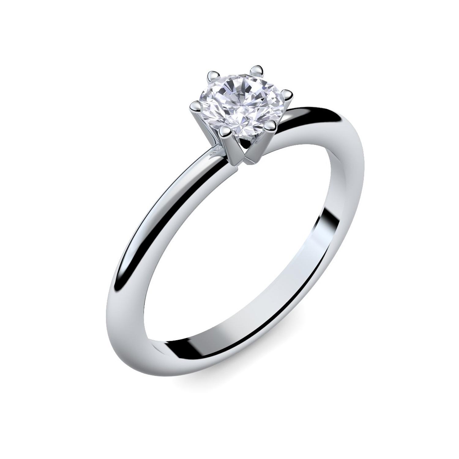 Verlobungsringe Silber 925 Verlobungsring Silber Zirkonia Stein Antragsring Frau Damen Freundin klassischer Ring Verlobung schmal schlicht unter 100