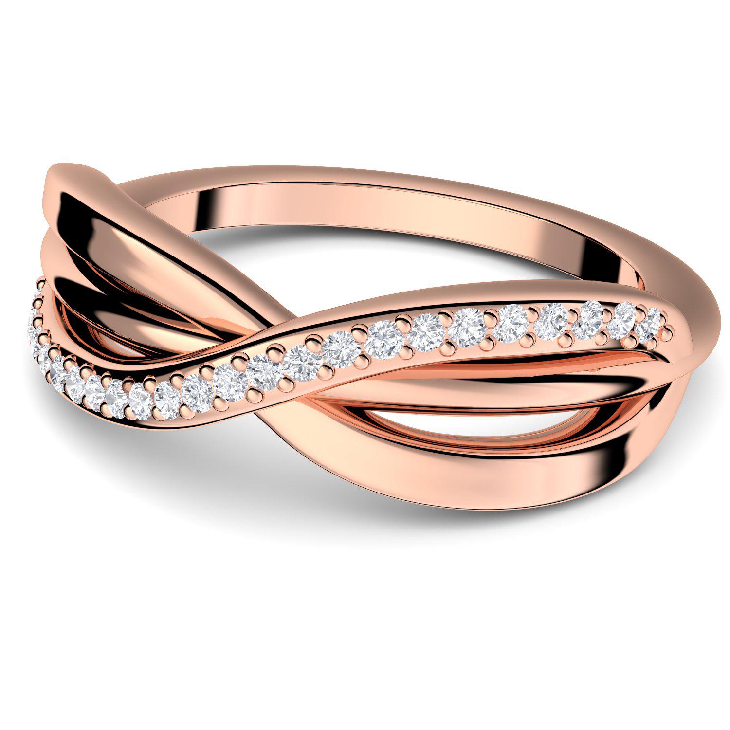 Ringe Verlobungsringe Rosegold Zirkonia Stein, Ring Rosegold (hochwertig vergoldet) Geschenk für Damen Frauen Freundin Schmuck + LUXUSETUI