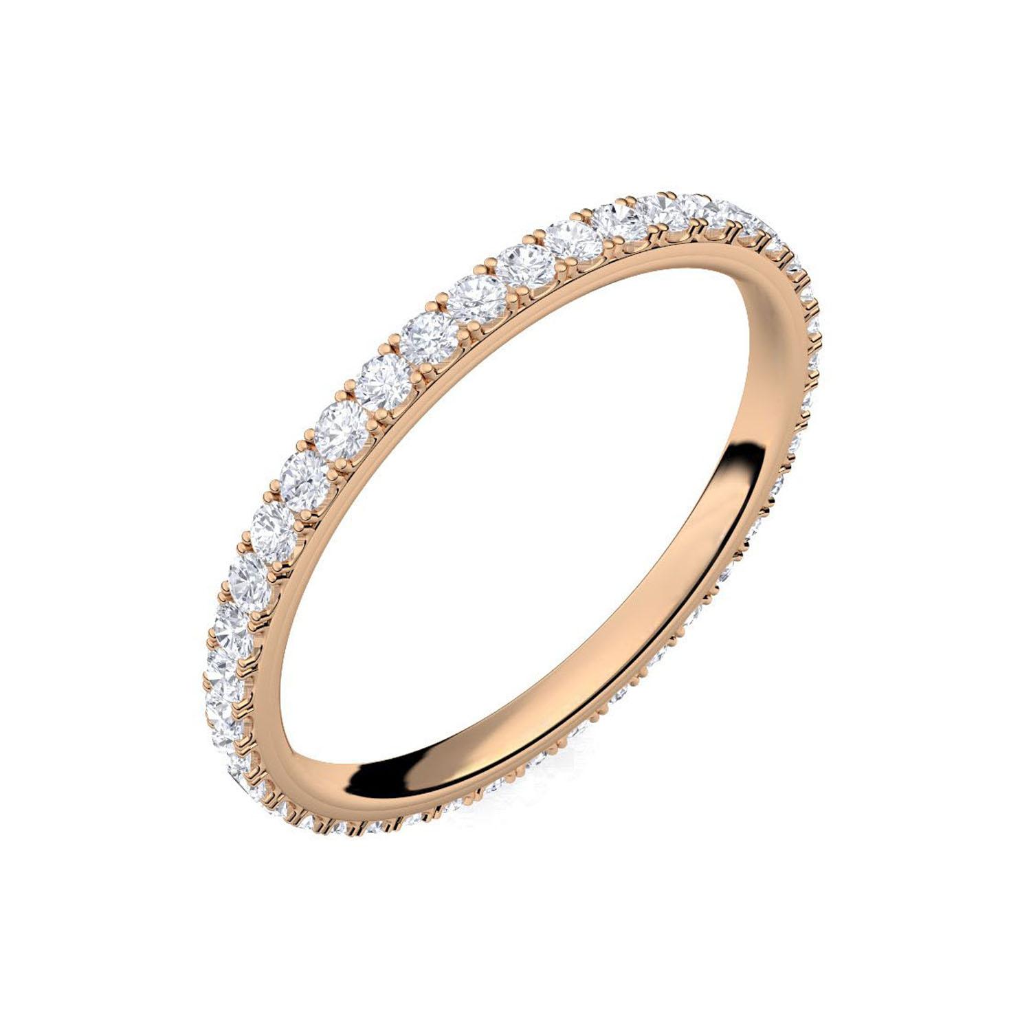 Verlobungsringe Rosegold Zirkonia Stein, LUXUS Rosegold Ring (hochwertig vergoldet) Damen Frauen Freundin Geschenk Heiratsantrag + LUXUSETUI