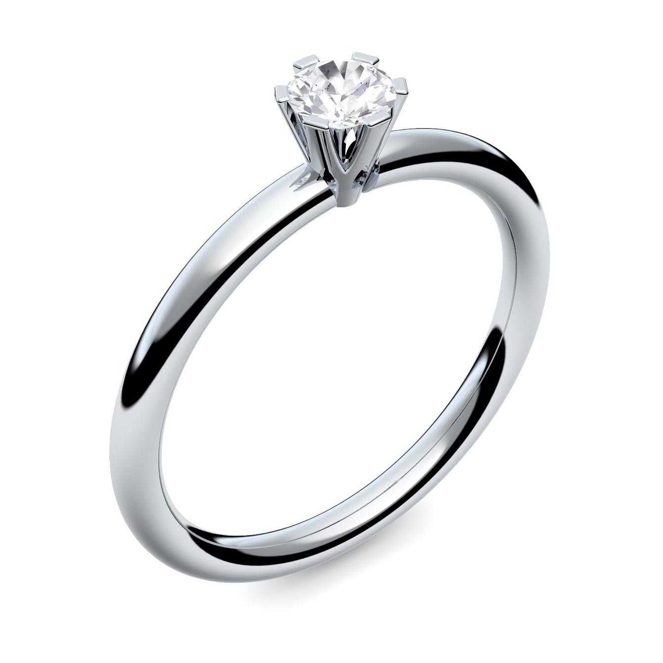 Verlobungsring Silber 925 mit Zirkonia Stein +PREMIUM ETUI Solitärring Ring Verlobung Ringe schmal schlicht filigran Antragsring Heiratsantrag