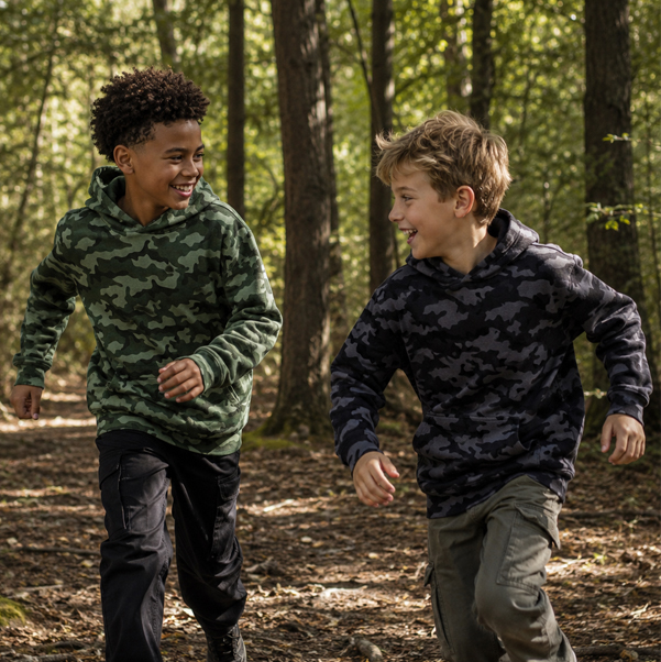 Kinder Hoodie Camouflage
