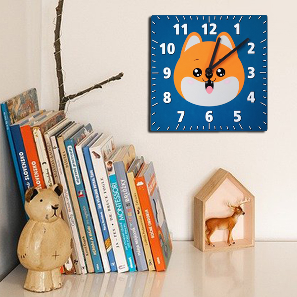 Wanduhr Quadratisch