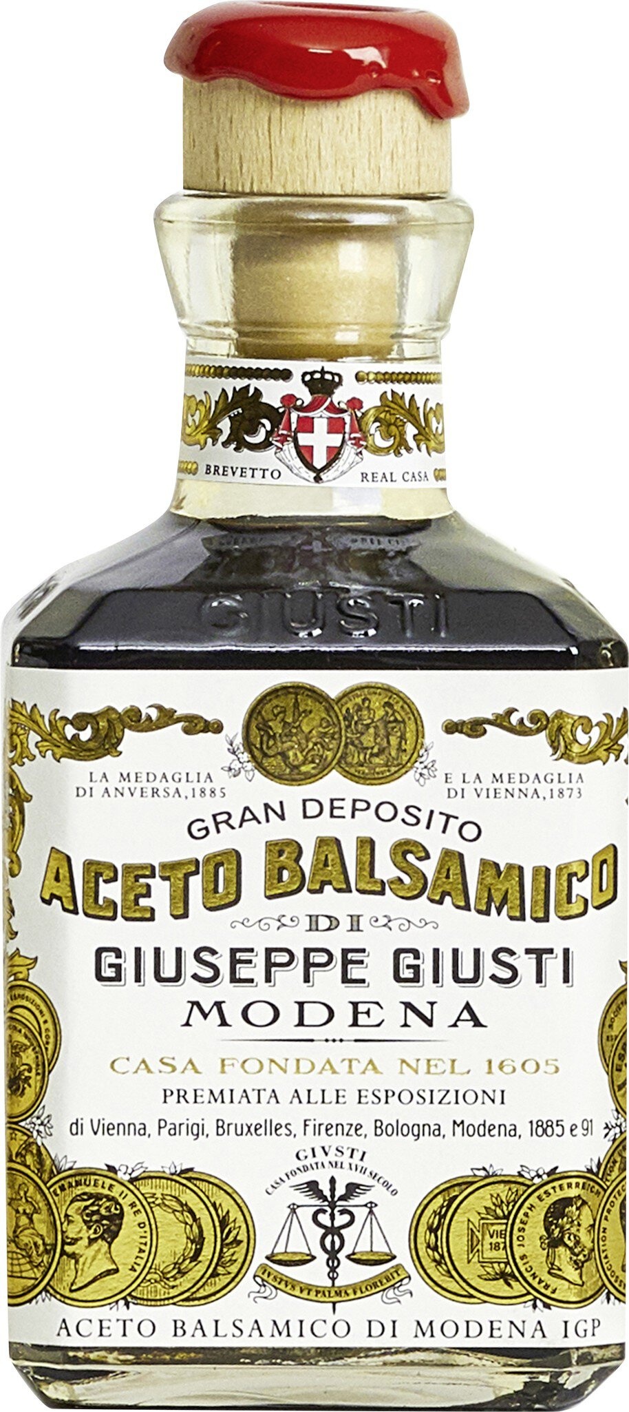 Giuseppe Giusti Balsamico 2 Gold Medaillen Cubica Aceto Balsamico di Modena IGP
