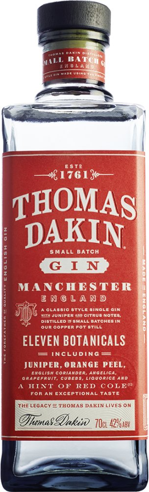 Greenall's Thomas Dakin London Dry Gin 42% vol