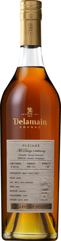 Delamain Mr.D Testimony Collection Apogée 46%vol Cognac de Grande Champagne