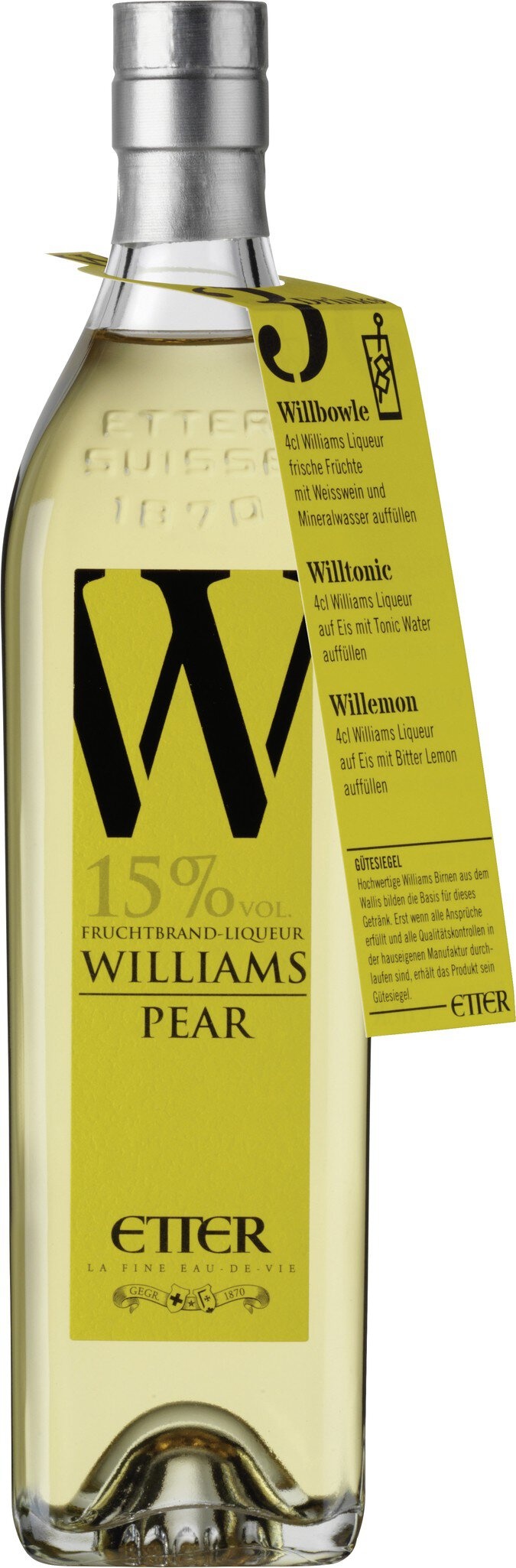 Etter Williams-Birne New Generation Fruchtbrand-Likör, 15% Vol.