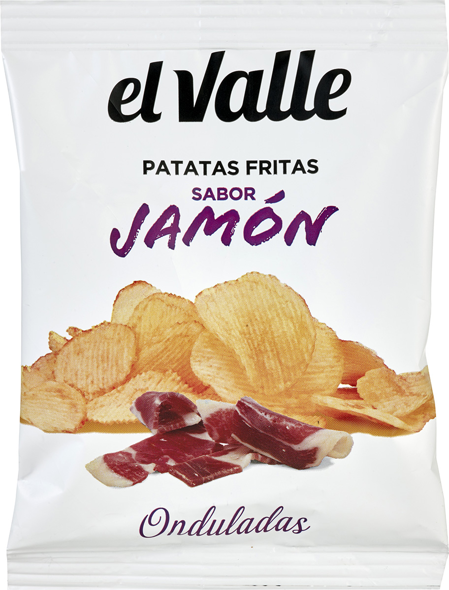 Snacks El Valle Patatas Fritas Sabor Jamón
