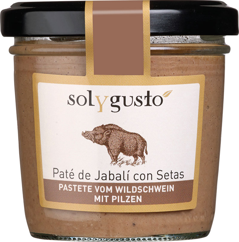 Sol y Gusto Paté de Jabali con Setas
