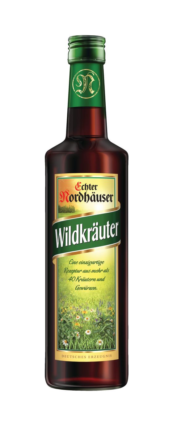 Nordbrand Nordhausen Echter Nordhäuser Wildkräuter Likör 30% 0,7l