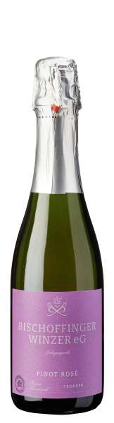 Bischoffinger Winzer Pinot Rosé Sekt trocken halbe Flasche