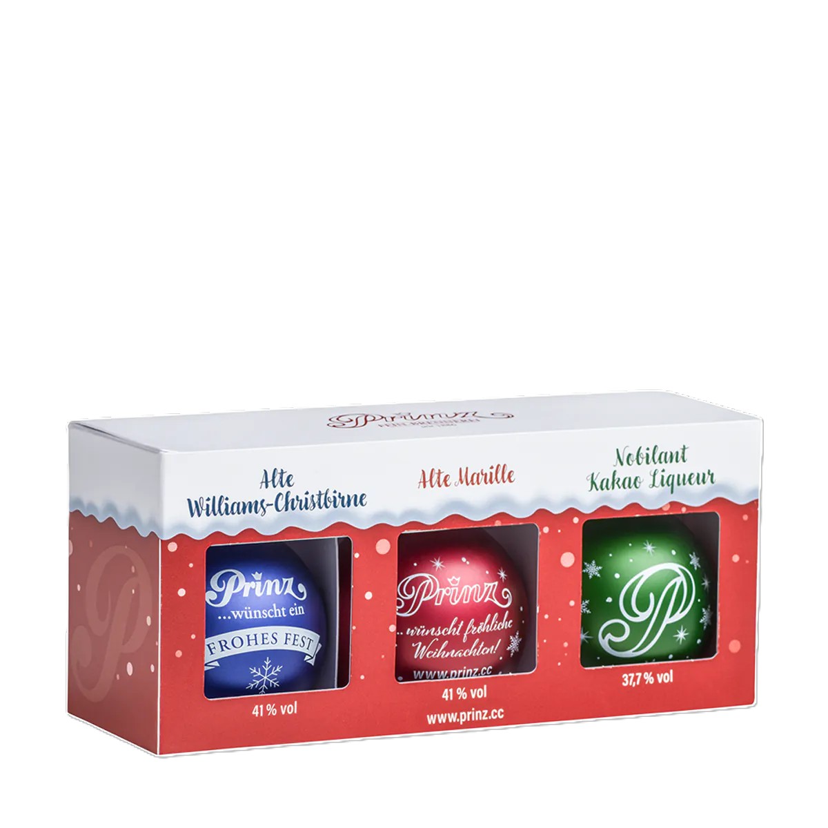 Prinz Christbaumkugel Box Rot