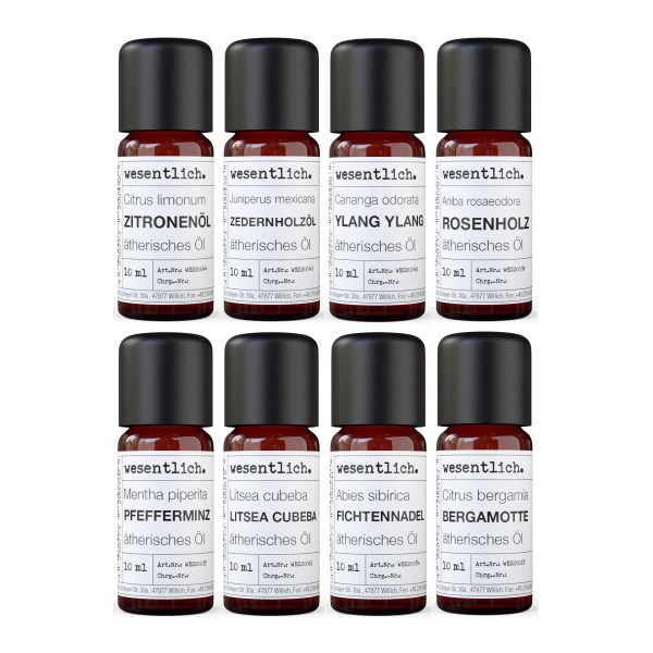 Set No. 2 - Acht ätherische Öle im Set