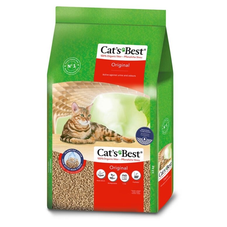 CatsBest | Öko Katzenstreu | 30 l / 13 kg