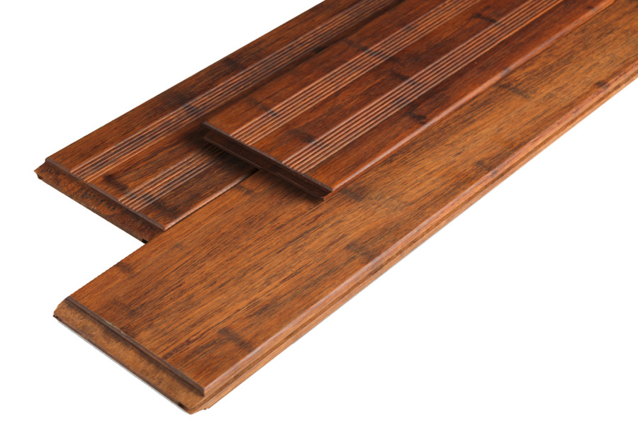 Terrassendielen Bambus, französisch / glatt, coffee, 20 x 140 x 1870 mm, 3 St. / PE