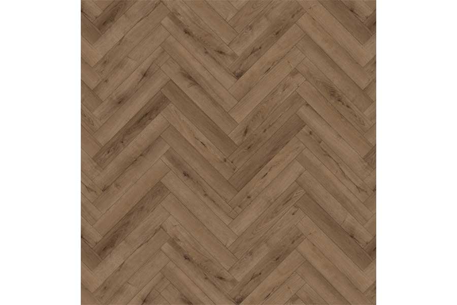 Premium Laminat Fischgrät, geräucherte Eiche, 12 mm stark, Abriebklasse AC4, (1,836 m² pro Paket)