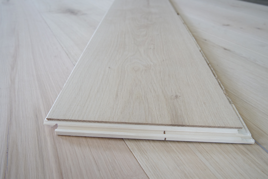 Premium Parkett Eiche Landhausdiele XXL, 15 x 240 x 2200 mm, 4 mm Nutzschicht, Naturbelassen (3,168 m² pro Paket)