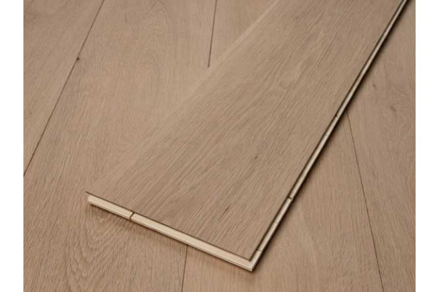Premium Parkett, Landhausdiele Eiche, Select Sortierung, naturbelassen, 14 mm (S) x 190 mm (B) x 1900 mm (L), Nut- und Feder Verbindung (2,88 m² pro Paket)