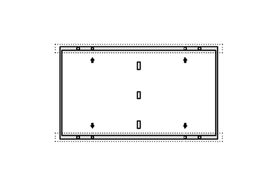 Solarpanel passend für Carport, 440 W, mit Alurahmen