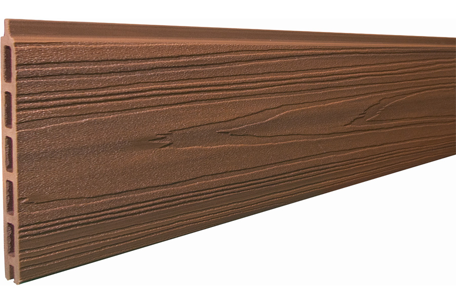 Einzelelement WPC Zaun / Sichtschutz / Steckzaun, 20 (S) x 140 (H) x 1800 (B) mm in CoEX IPE, 2er Set