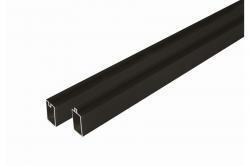 Universal WPC Zaun / Start- und Abschlussprofil anthrazit (2er Set), 20 x 25 x 1805 mm