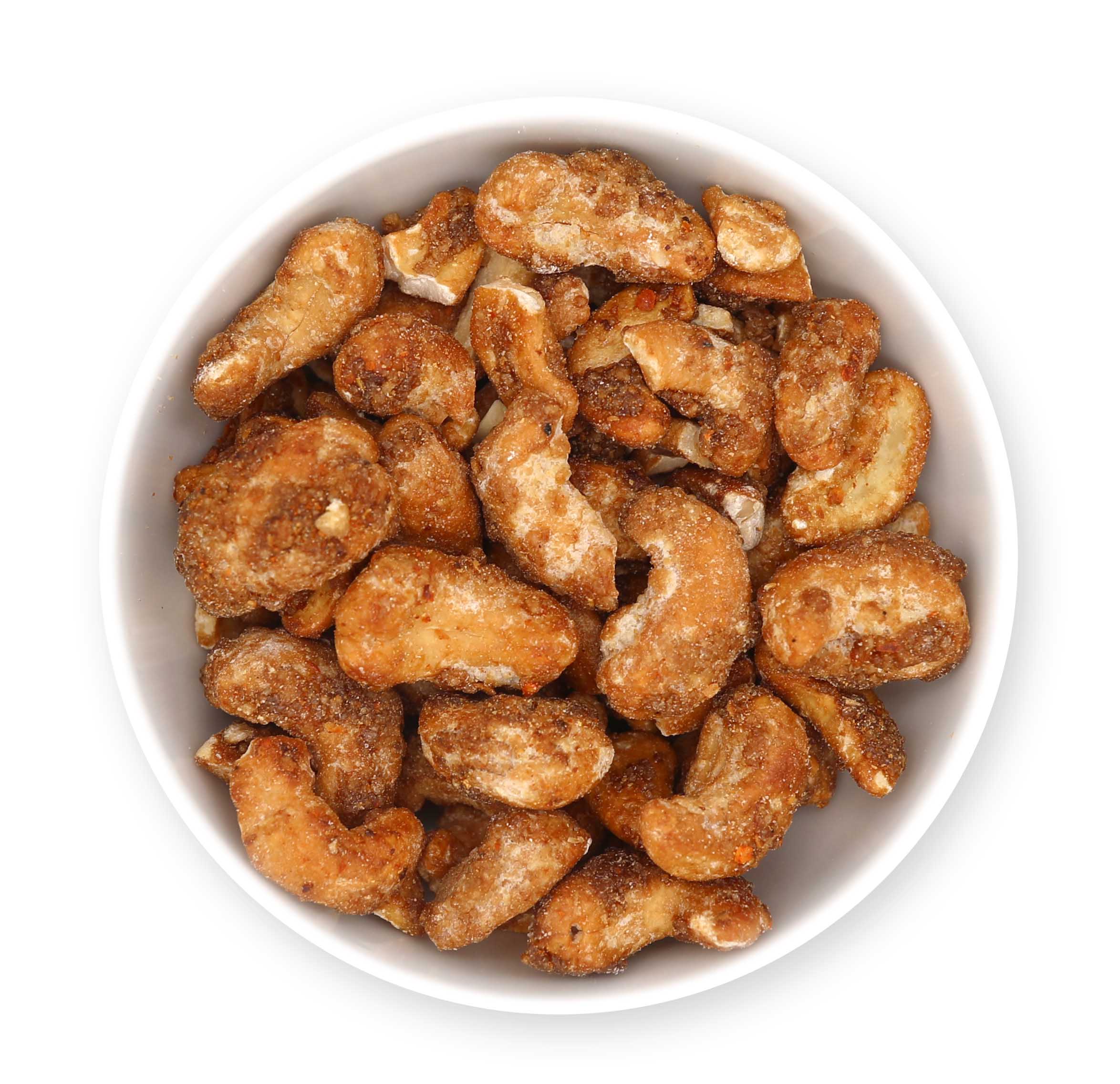 Cashewkerne mit Honig und Chilipfeffer