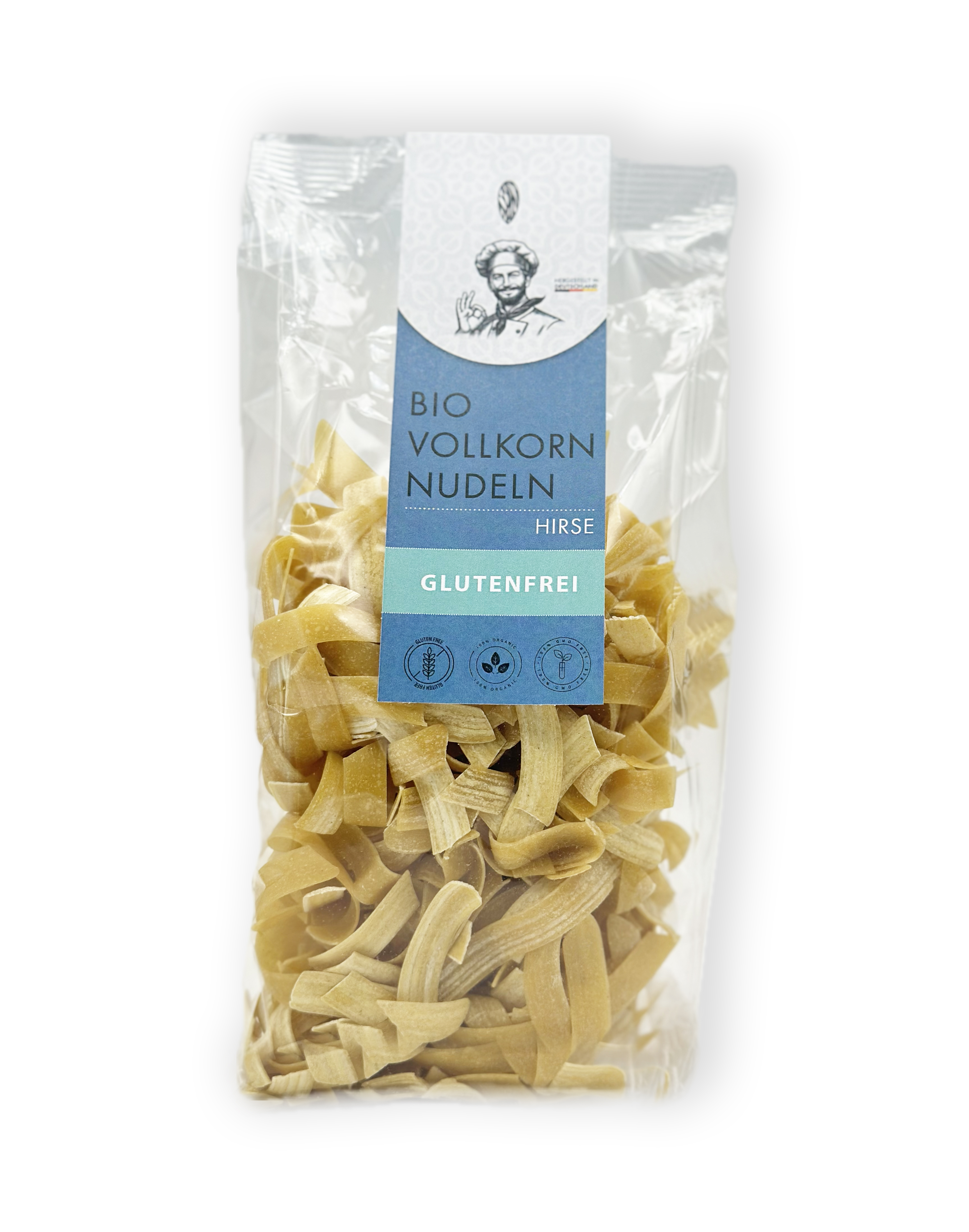Glutenfreie Bio Nudeln Vollkorn Hirse - 200g