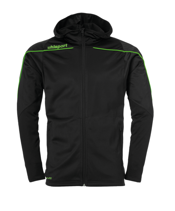 uhlsport Stream 22 Kapuzenjacke Kids Schwarz F24