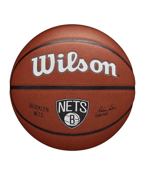 Wilson NBA Brooklyn Nets Basketball Indoorball Schwarz