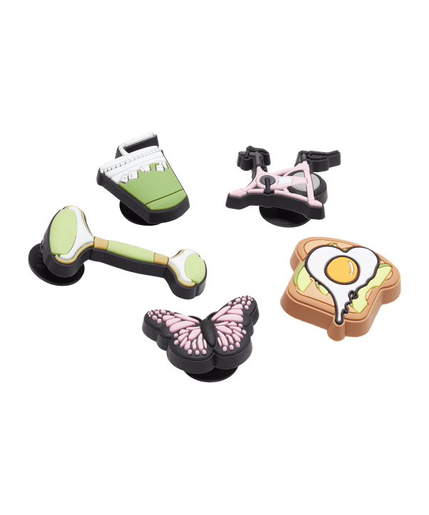 Crocs Fit Chick 5er Pack Pin Orange