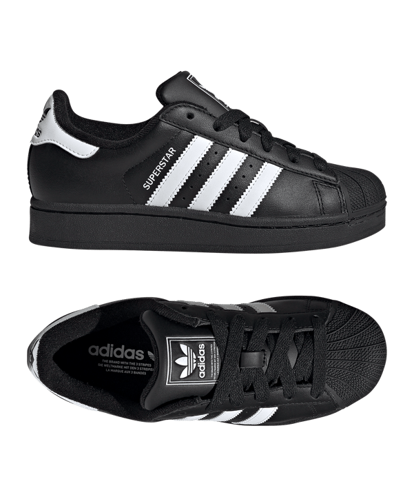 adidas Originals Superstar II Kids Schwarz