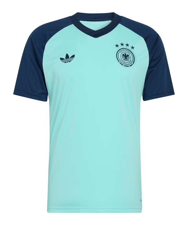 adidas DFB Deutschland Prematch Trikot Away WM 2026 Türkis