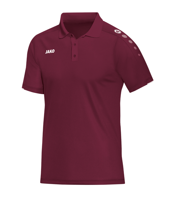 JAKO Classico Poloshirt Dunkelrot F14