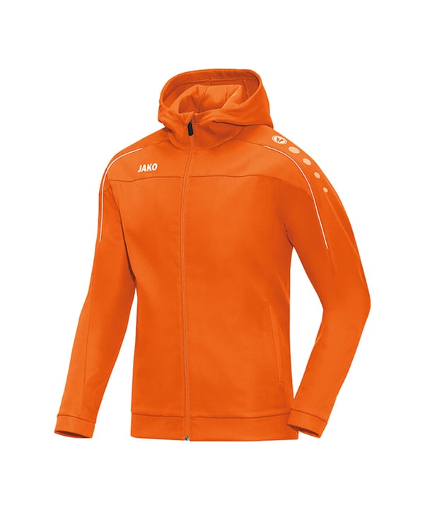 JAKO Classico Kapuzenjacke Orange F19