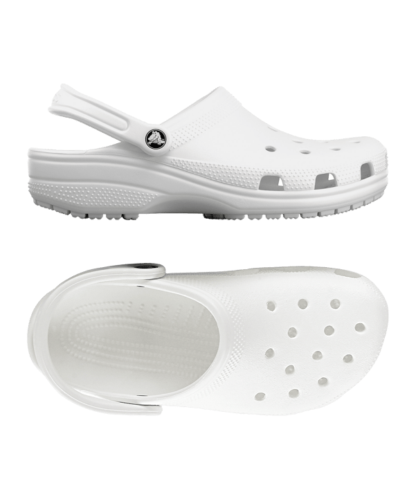 Crocs Classic Clog Badelatsche Weiß
