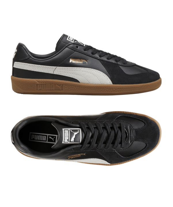 PUMA Army Trainer Schwarz Weiss F22