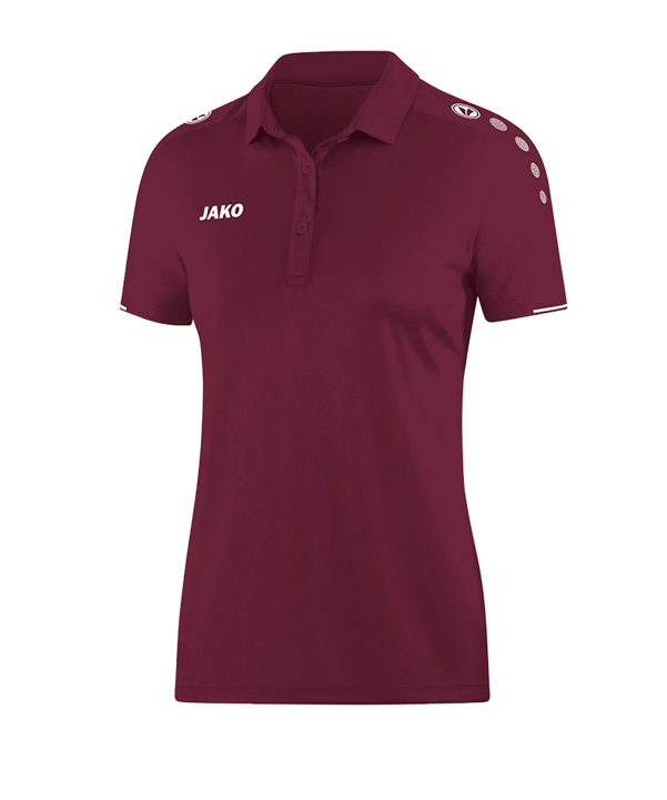 JAKO Classico Poloshirt Damen Dunkelrot F14