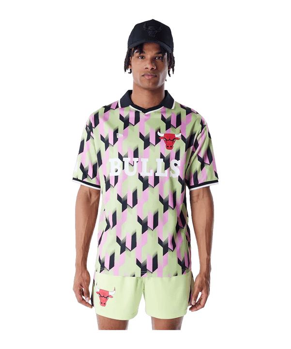 New Era NBA Chicago Bulls Soccer Trikot Grün
