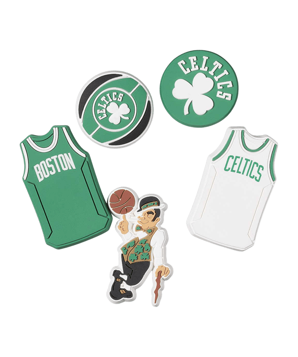 Crocs Boston Celtics Nba Bostceltics Jibbitz 5Er Pack Pin Merch Grün