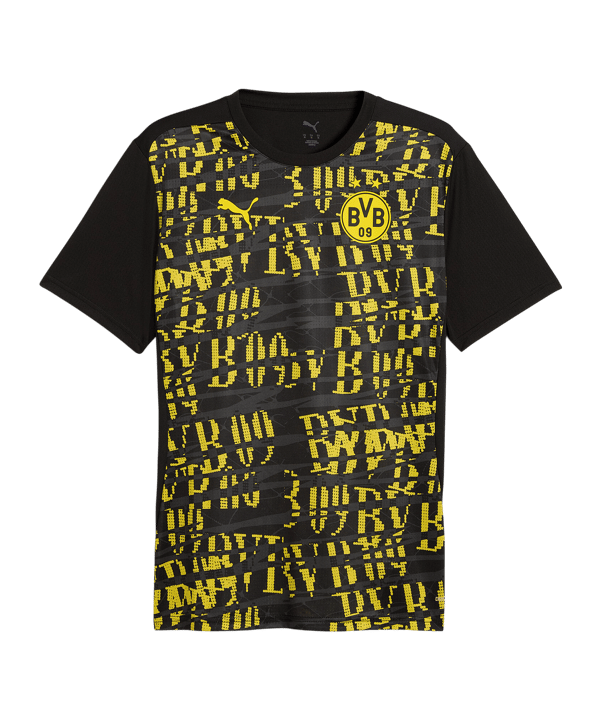 Puma BVB Prematch Trikot Schwarz F02