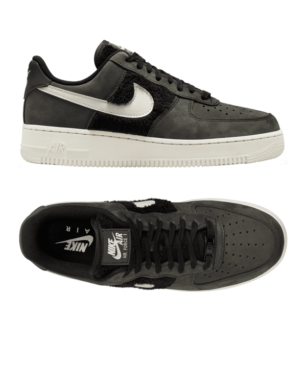 Nike Air Force 1 Damen Schwarz Grau Weiss F001
