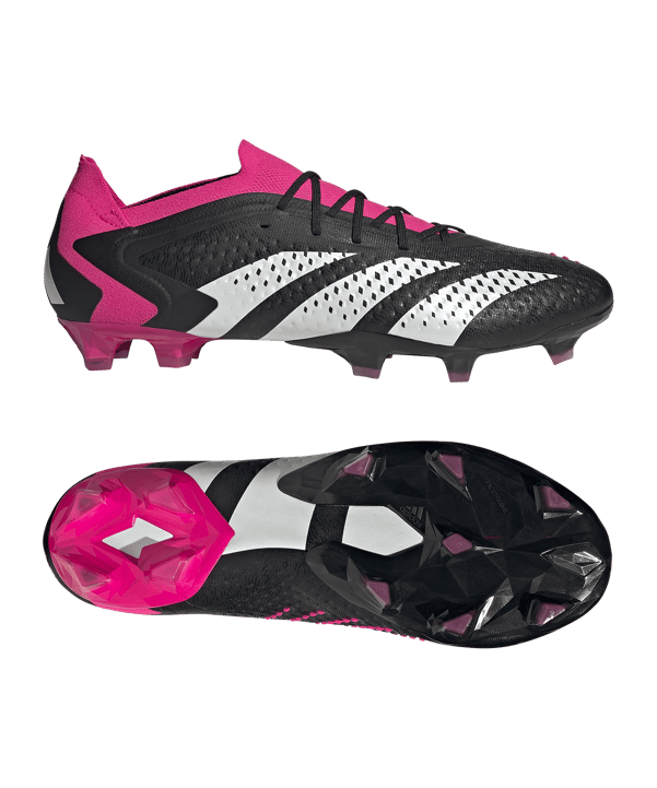 adidas Predator Accuracy.1 L FG Own Your Football Schwarz Weiss Pink