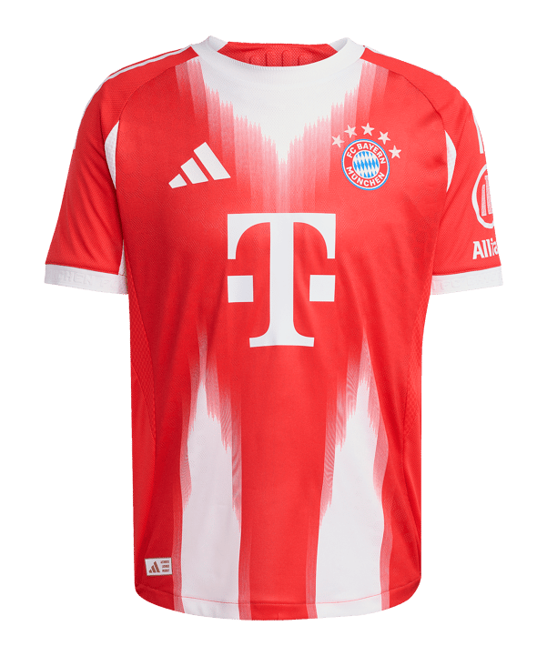 adidas FC Bayern München Authentic Trikot Home 2025/2026 Rot